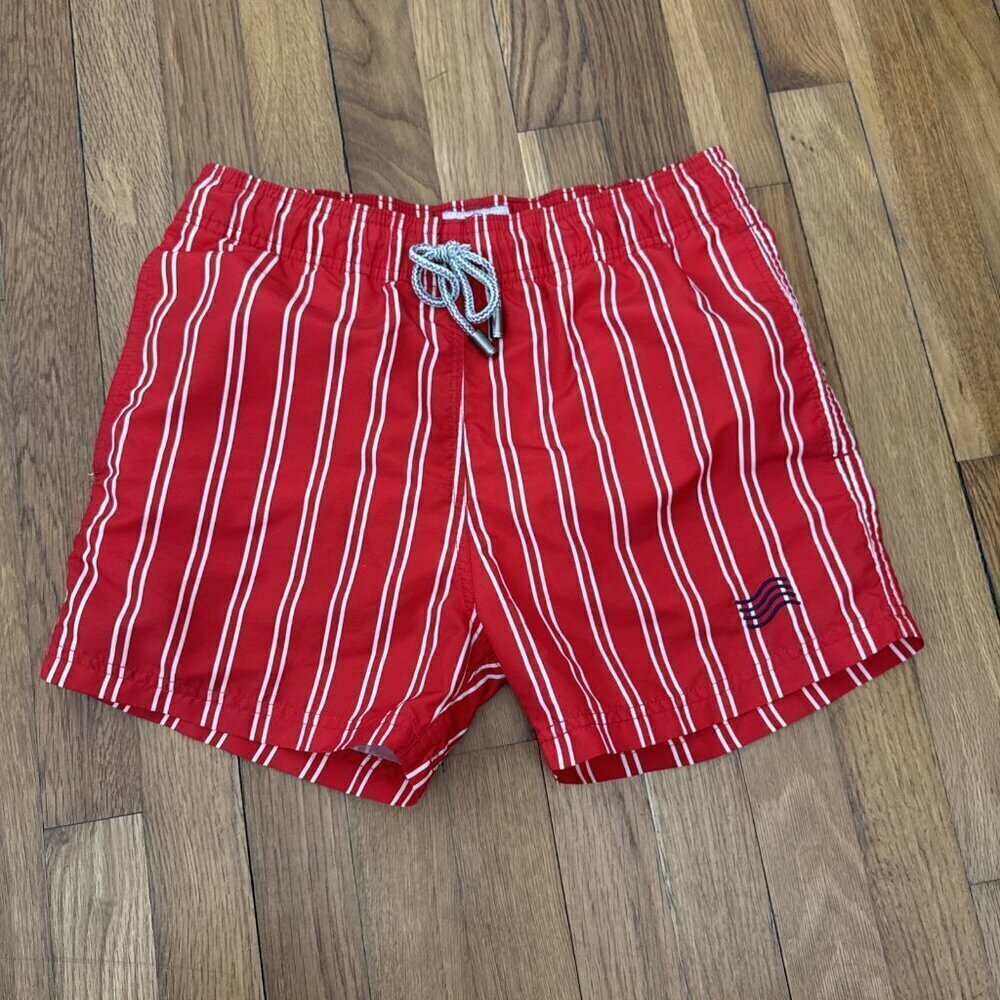 Mayaguana Rialto Men's Swimwear Red Stripe Size XS